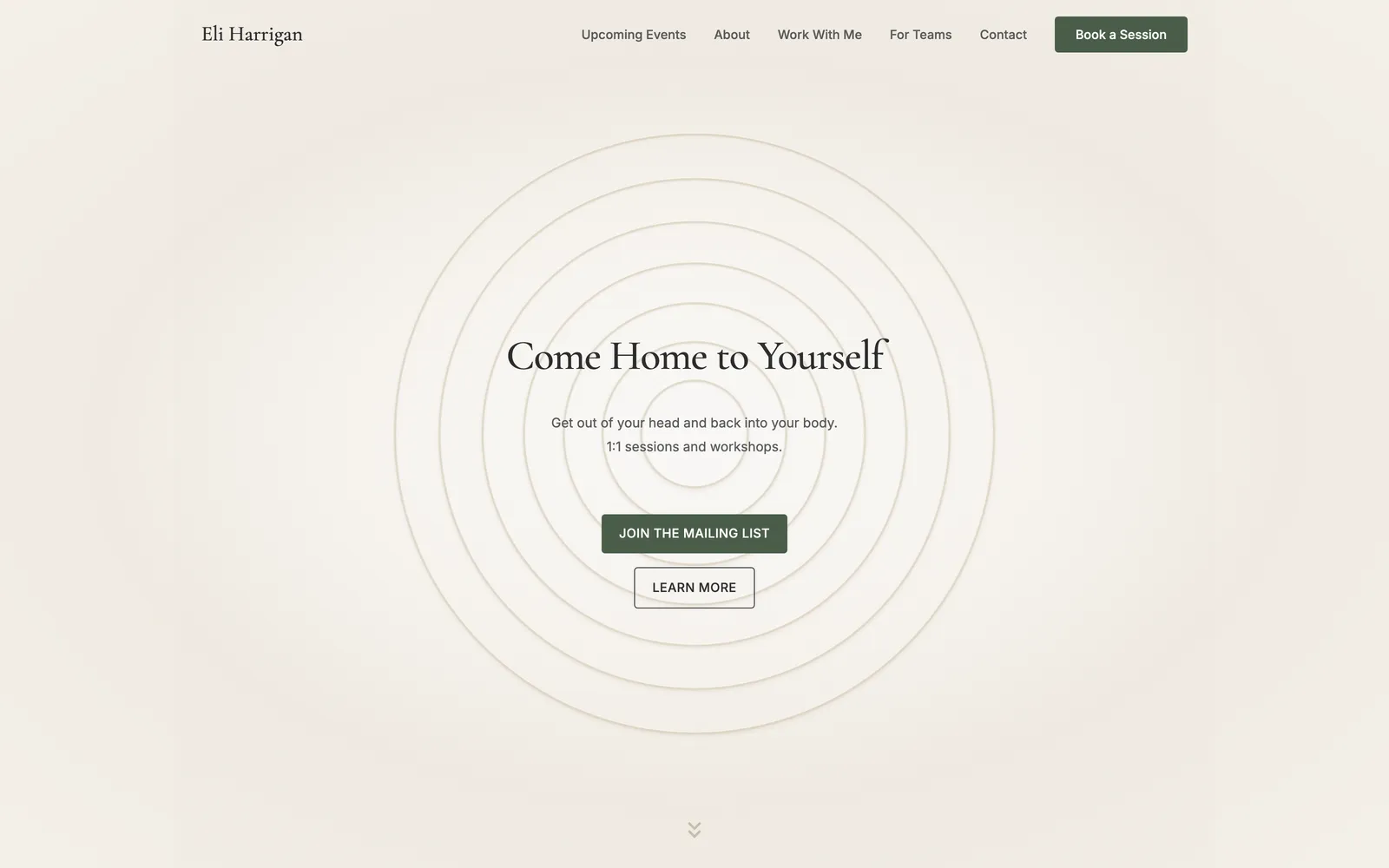 Breathe With Eli website